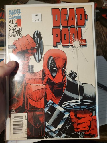 Deadpool #1 Newsstand Variant (Marvel, Aug 1994) - Mark Waid, Ian Churchill