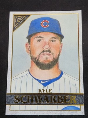 2020 Topps Gallery #9 Kyle Schwarber Chicago Cubs