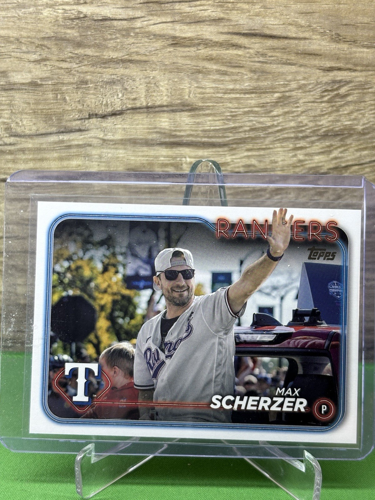 2024 Topps Series 2 - Max Scherzer #600 Golden Mirror Image Variation