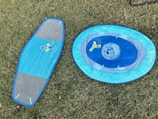 SwimWays Baby Spring Float Sun Canopy Blue, 9-24 Months