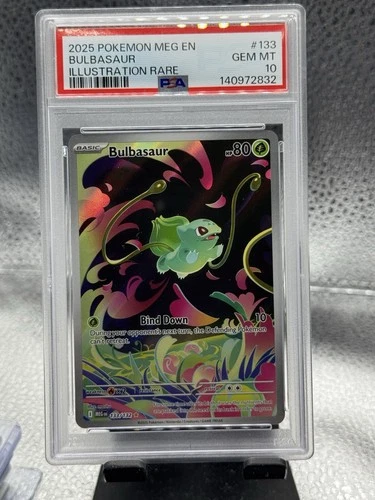 138333907 Bulbasaur 2025 Pokemon Mega Evolution PSA 10