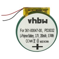 Akku FüR Garmin 361-00047-00 PD3032 200Mah 3,7V +Werkzeug