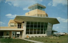 Moline Municipal Airport ~ Moline Illinois ~ 1961 postcard sku227