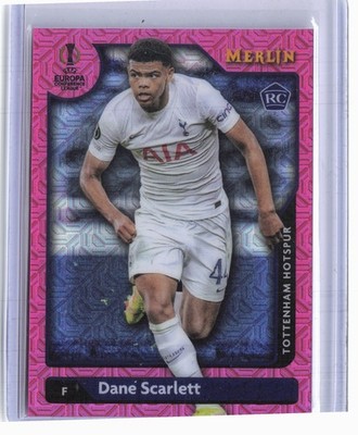 2021-22 Merlin UEFA #128 Dane Scarlett Pink Mojo Refractor #/275