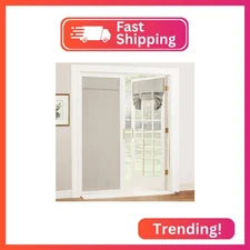 RYB HOME Blackout Door Window Curtain, Self-Ahensive Blinds Privacy Room Darkeni