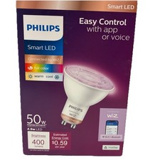 Philips GU10 Smart LED Bulb 50W 400LM White & Color Ambiance Color Changing
