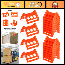 20 Pack Flatbed Edge Protectors - Thick Plastic Corner Guards for Cargo, Pallets