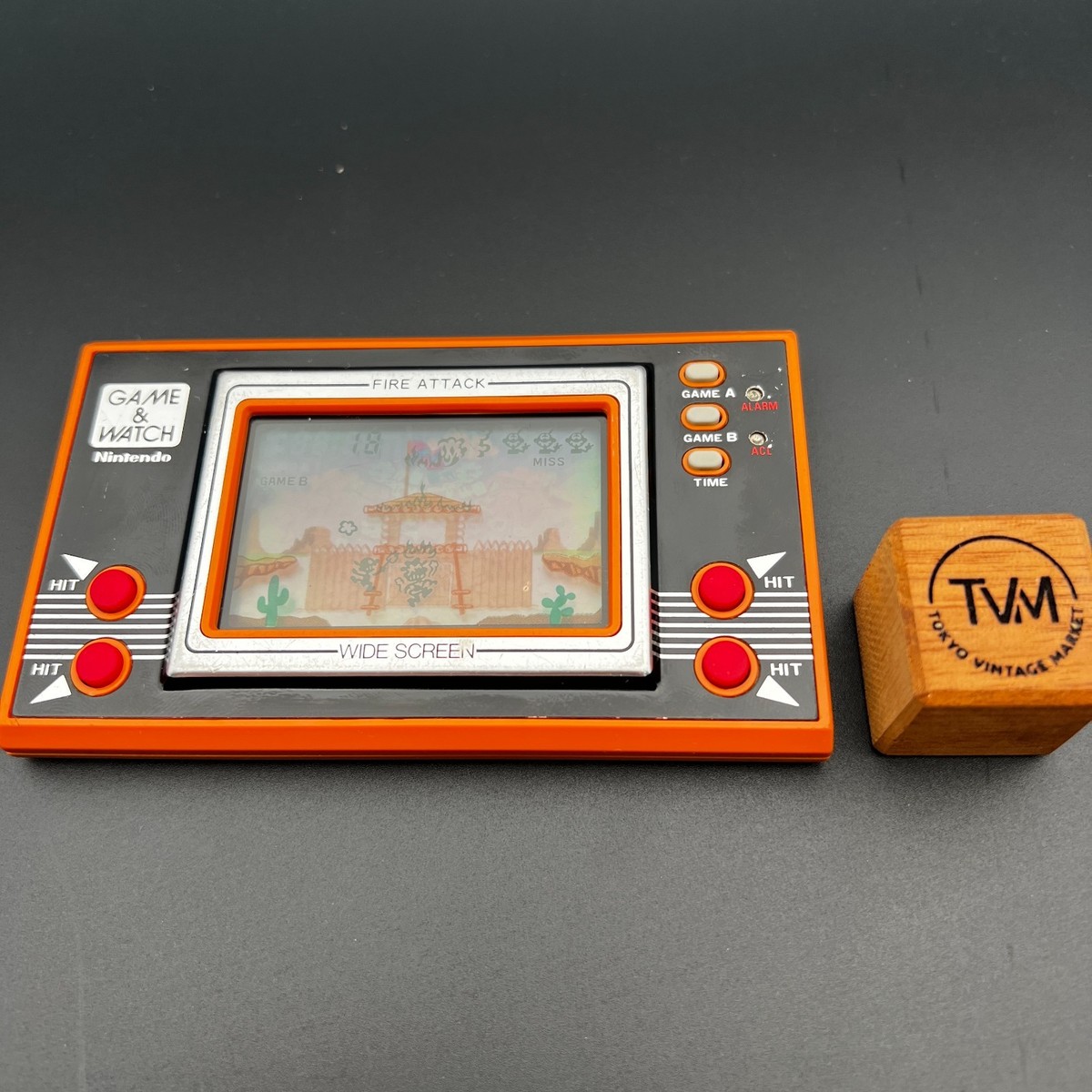 【レア】ゲーム&ウォッチ ワイドスクリーン　ファイアアタック ID-29 Nintendo Game & Watch Wide Screen Fire Attack Id-29 MIJ 1982 Great