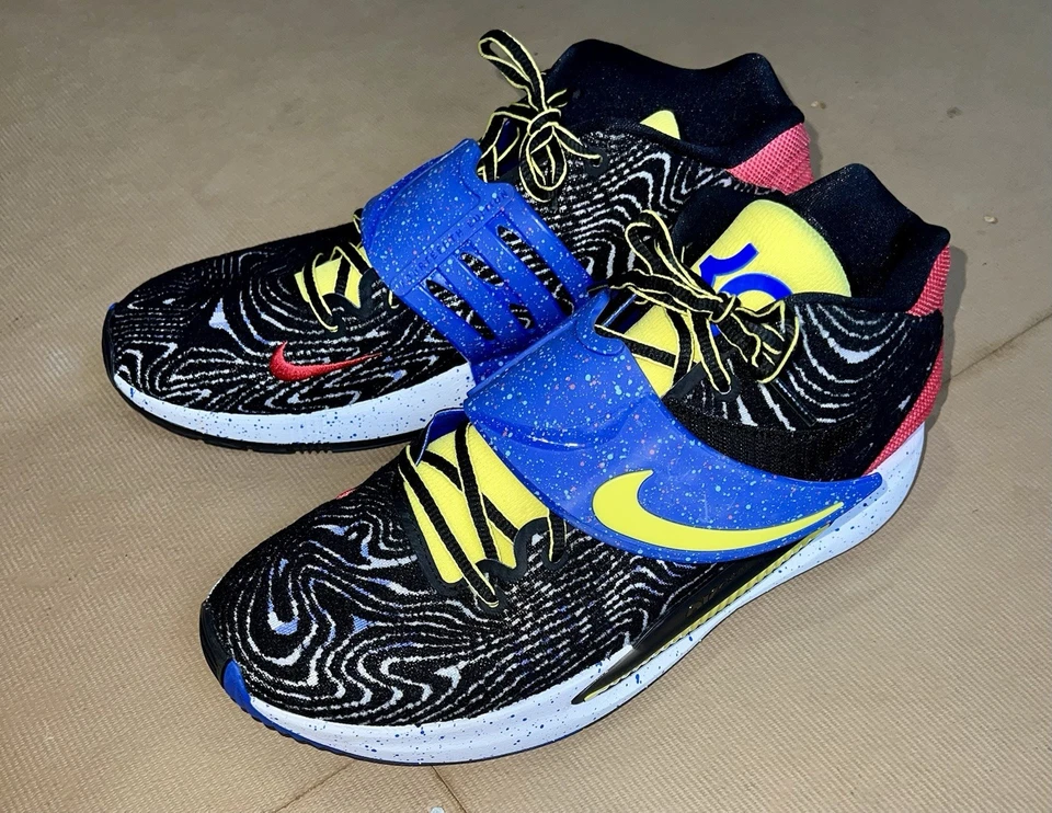 Nike KD14 Pop Art 2021 Black White Blue Red Shoes CW3935-004 Mens 11.5 - Image 2 of 4