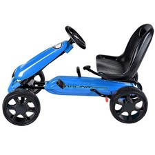 Kids Go Kart for Outdoor Use Racer Toy w/4 Wheels Ride On Car Pedal Powered Car