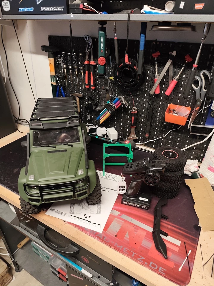 Absima 1:10 EP Crawler CR4.4 WOLF mattgrün RTR 12030 2-Gang Tank Turn Brake - Bild 2 von 4