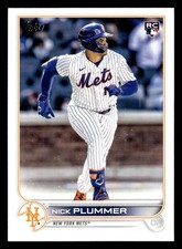 Nick Plummer 2022 Topps #US247 New York Mets ROOKIE Buy10get5FREE