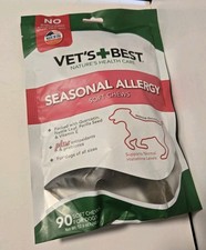Vet's Best Seasonal Allergy Soft Chews for Dogs - 90 Count - Best By 11-22-26
