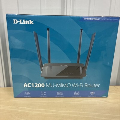 UNUSED D-Link Wireless AC1200 Dual Band Gigabit Router: DIR-842 (New Sealed