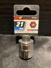Performance Tool Socket 21mm 3/8 Drive Chrome...