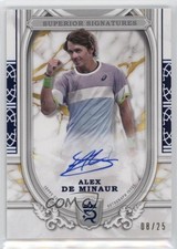 2024 Topps Royalty Superior Signatures Blue 8/25 Alex de Minaur Auto 0r9h