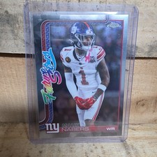 2025 Topps Chrome Football MALIK NABERS Future Stars FS-8 NY Giants