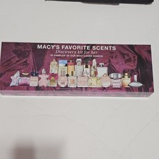 Macys Favorite Scents Perfume Sampler 20 Piece Womens Christmas Set NIB