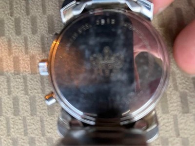 Hamilton 9912 Stainless Steel Quartz Chronograph Men's Watch JUNK