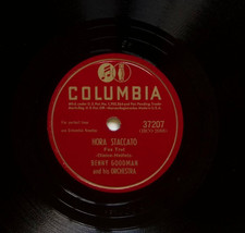 BENNY GOODMAN & HIS ORCH MAN HERE PLAYS FINE PIANO / HORA STACCATO  78 RPM 1267