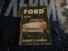 1956 Ford Owners Manual Rustic