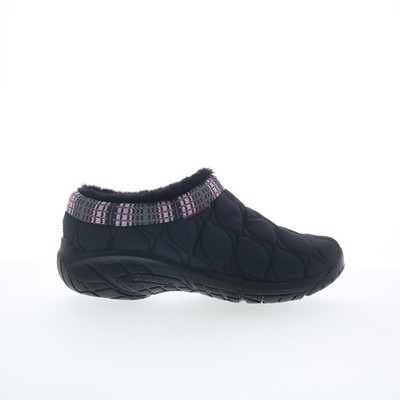 Merrell Encore Ice 4 Puff J004864W Womens Black Wide Clog Flats Shoes 5