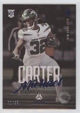 2021 Panini Chronicles Luminance Update Rookies Blue 70/99 Michael Carter pe8