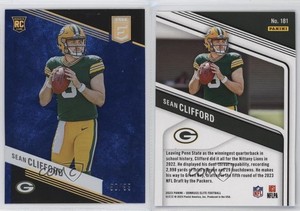 2023 Panini Donruss Elite Rookies Blue /99 Sean Clifford #181 Rookie RC