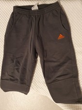 Adidas Kinder Jogginghosen dunkelgrau Gr. 98