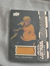 2018-19 UD Black - Lustrous Rookie Jersey - #LR-ET Eeli Tolvanen