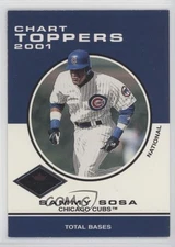 2001 Fleer Platinum Chart Toppers Parallel 163/201 Sammy Sosa #431 00em