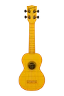 Kala KA-WMT-YL-S Waterman Soprano Ukulele, Transparent Amber Yellow