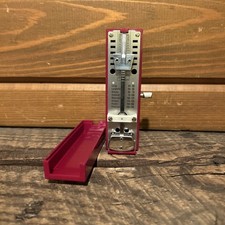 vtg Wittner Super Mini-Taktell metronome ruby 884051 40-208 W. Germany V5