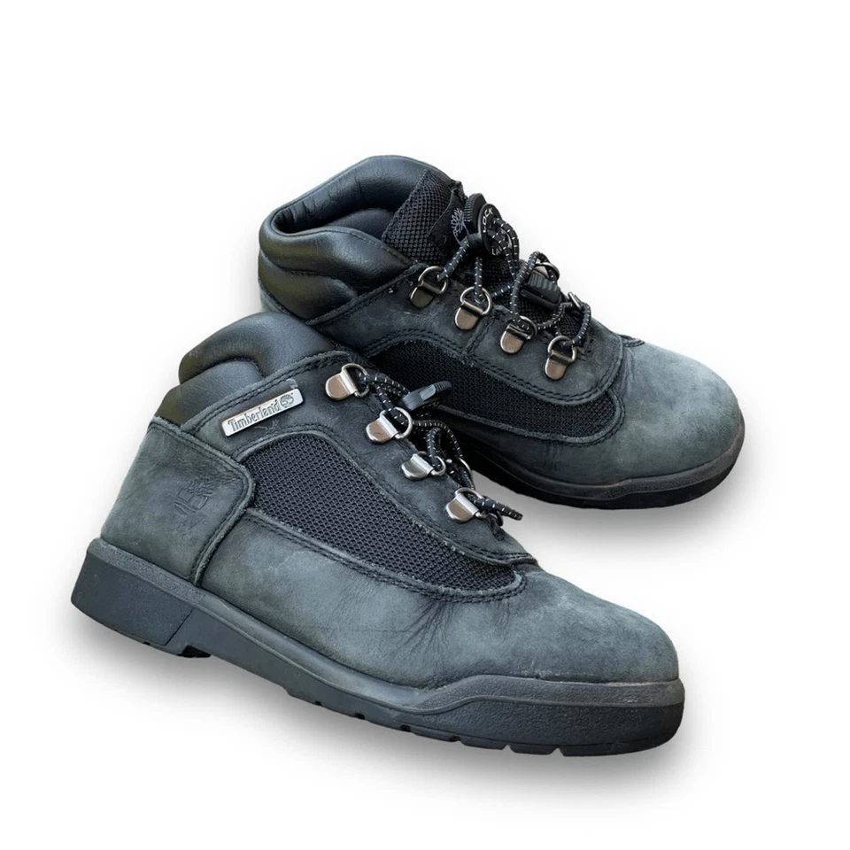 Timberland Senderistas Gris Envejecido Gamuza Superior Zapatos Informales Sin Corbata Talla 2 Foto 4 de 4