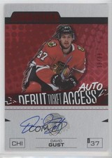 2023 Upper Deck Credentials Debut Ticket Access Red 39/99 David Gust Auto 00em
