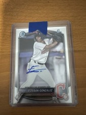 2025 Bowman #CPA-EGO Esteban Gonzalez Chrome 1st Bowman Autograph Auto