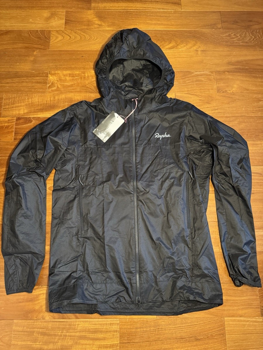 RAPHA MEN'S EXPLORE LIGHTWEIGHT JACKET Black Size M | eBay UK
