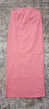 Free People FP Beach Sz Small Pink Pencil Maxi Skirt 100 Cotton