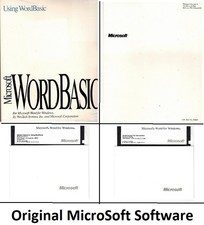 Vintage Original Using WordBasic for Microsoft Word for Windows with 2 disks