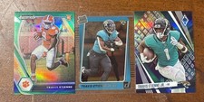 Travis Etienne Jr Green Rookie Prizm, Clearly Rated Rookie, SP Color Blast 2021