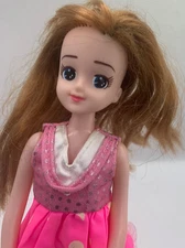 Daiso Ellie-Chan Fashion Doll Hollow Licca or Barbie Clone Clothes Reddish Hair