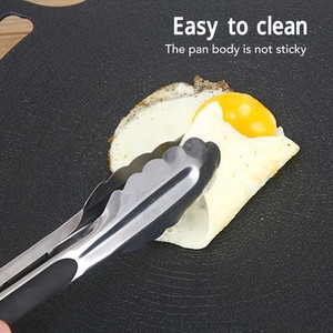 Portable Double Handle Korean Grill Pan For Gas Cooker BBQ Griddle For Outdo