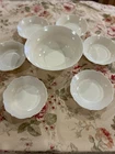 Macbeth-Evans American Sweetheart Monax Beige Large Fruit Bowl and 6 Berry Bowls