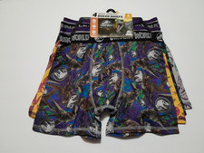 Jurassic World Boys' 4-Pack Athletic Boxer Briefs Size L 10/12 New