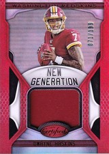 2019 Certified Dwayne Haskins New Generation Jerseys Mirror Red /199