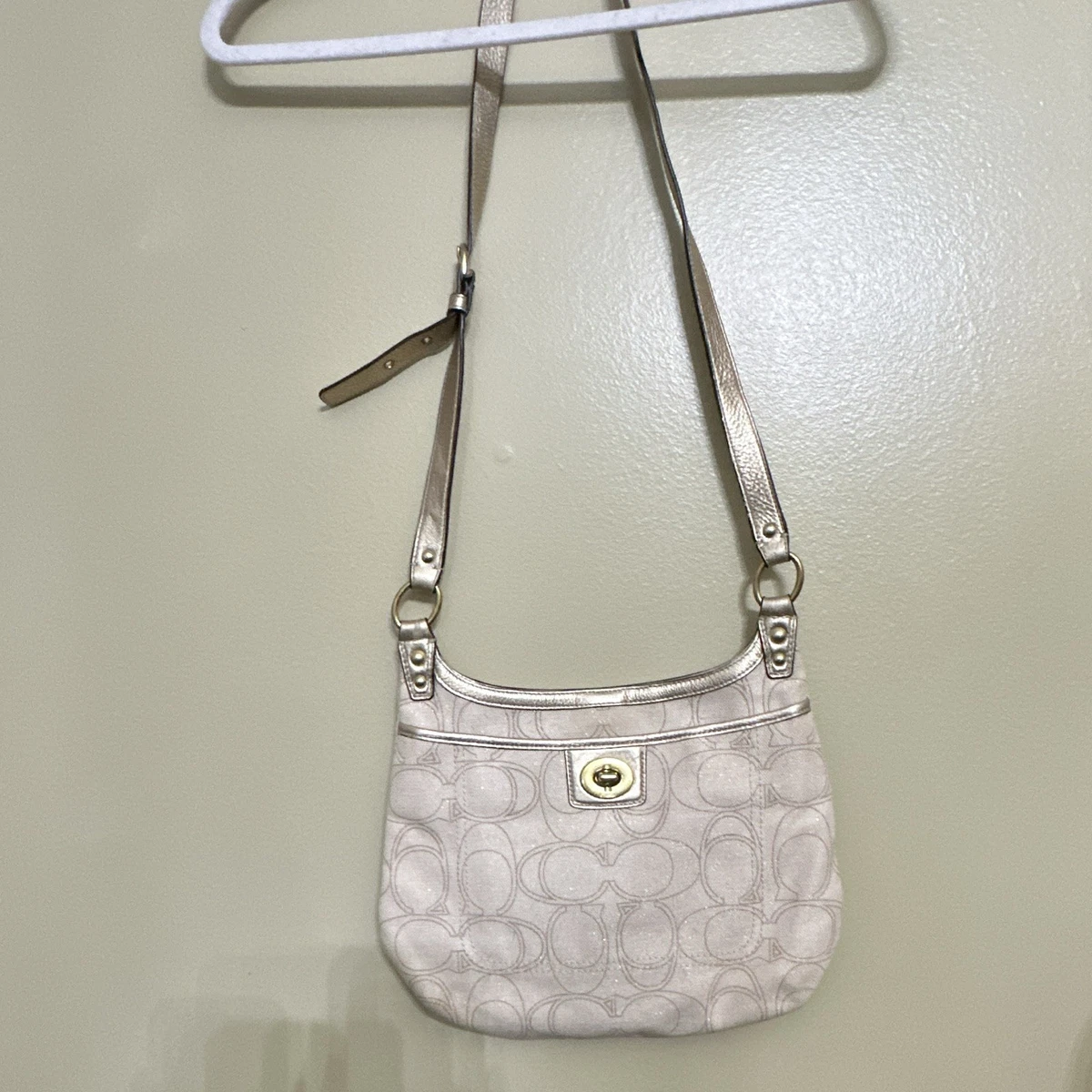 Coach Legacy Shoulder Bag Beige Bags & Handbags for Women for sale