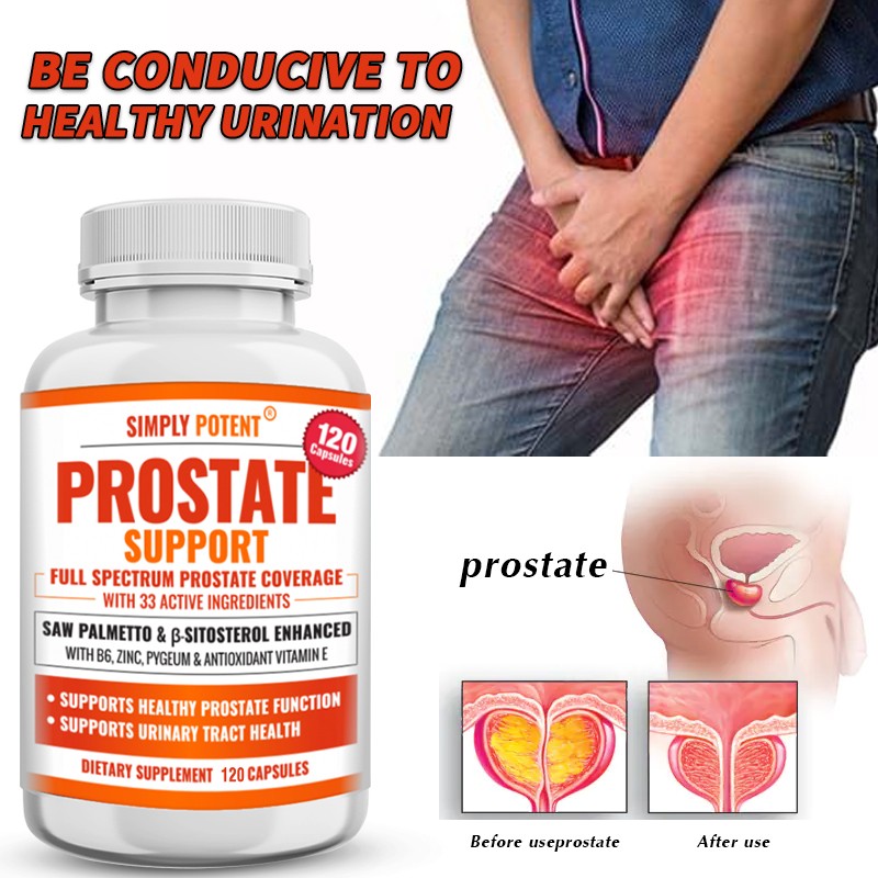 Simply Potent Prostate Support - Natural Prostate Health Supplement For Men