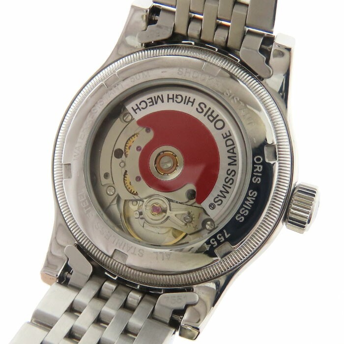 ORIS Big Crown Pointer Date 7551 Silver Dial Stainless Steel Wristwatch  Men's - Main Image