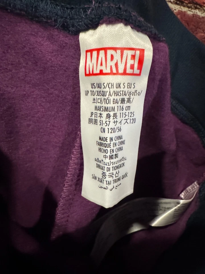 Joggers morados de Wakanda Black Panther de los parques de Disney Marvel talla S N sin etiquetas n2 Foto 4 de 4