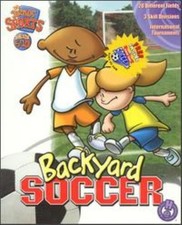 Backyard Soccer PC MAC CD kick goal outdoor league cup football team score game
